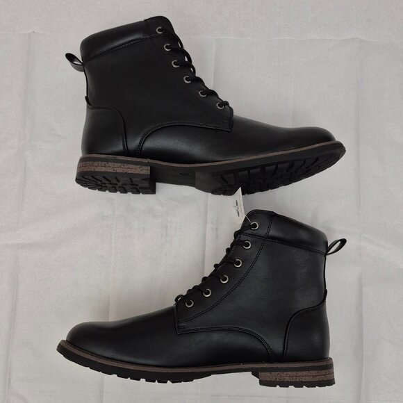 Men's Jeffrey Combat Suede Boots - Goodfellow & Co™ Black Size 13 - NWT - Picture 3 of 8